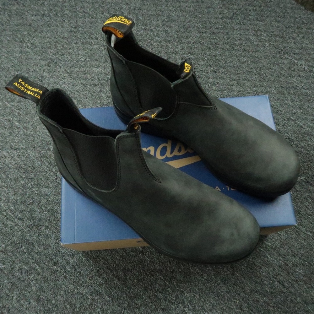 Blundstone Boots Mens 11.5 Rustic Black All Terrain Elastic Sided Australia